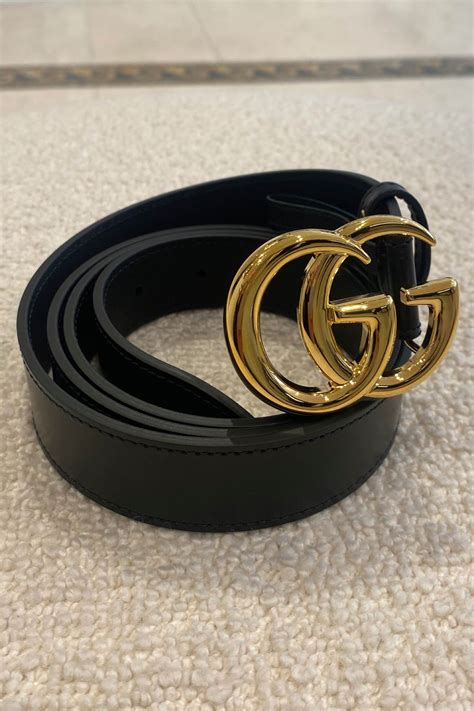 gucci marmont belt shiny.